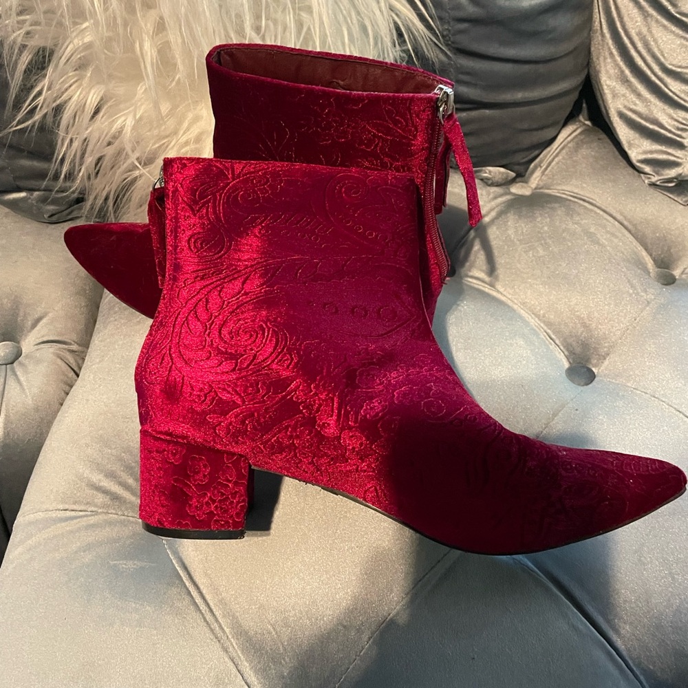 Velvet Bootie